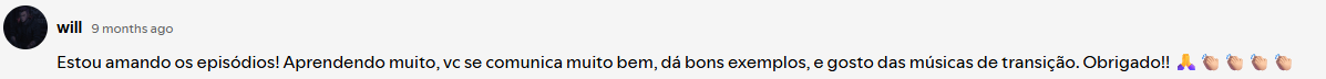 Depoimento de ouvinte 11