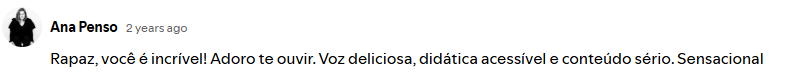 Depoimento de ouvinte 16