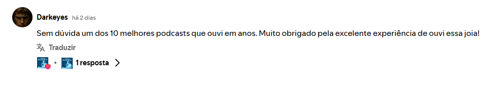 Depoimento de ouvinte 2