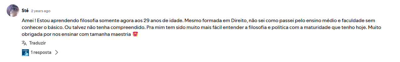 Depoimento de ouvinte 9
